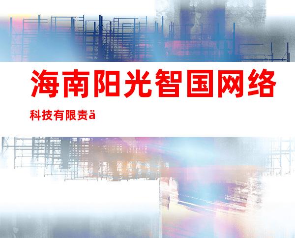 海南阳光智国网络科技有限责任公司